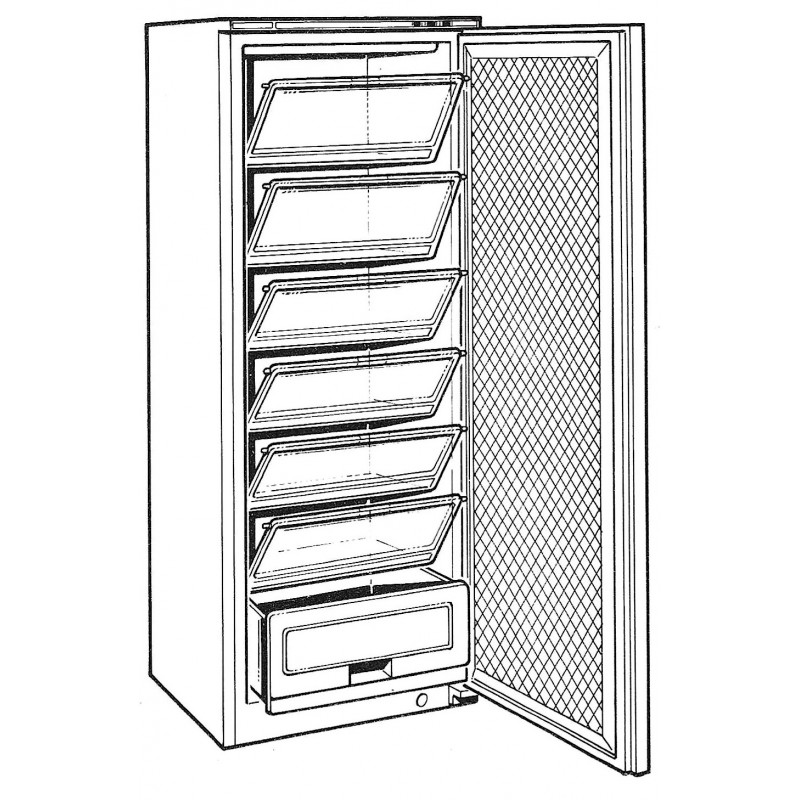 congélateur armoire Cv 301 S 2  Brandt