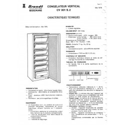 fiche technique CV 301 S 2