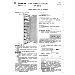 fiche technique CV 361 L 1