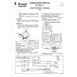 fiche technique CV 361 L 1 bis