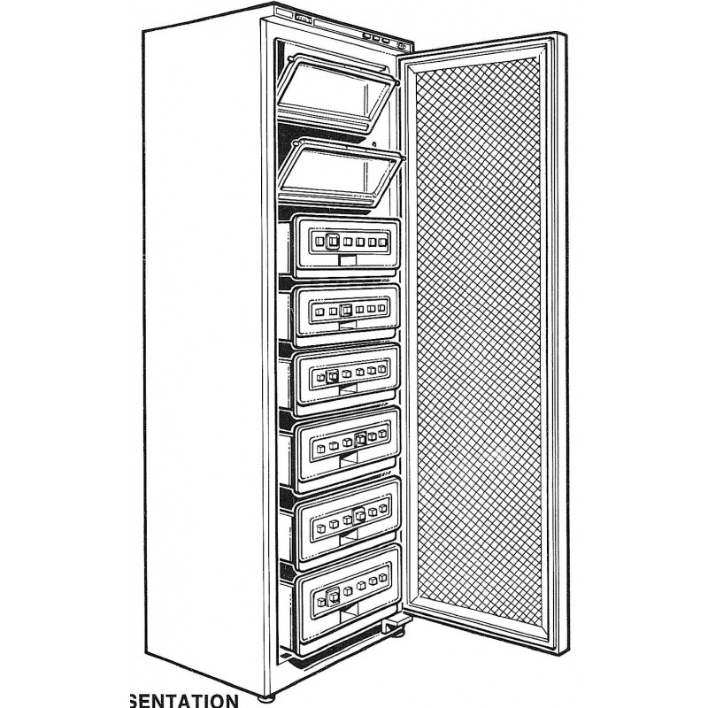 congélateur armoire CV 361 L 1 Brandt