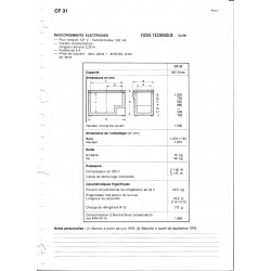 fiche technique bis  CF 31