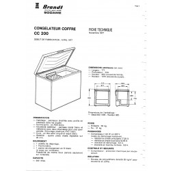fiche technique  CC 200