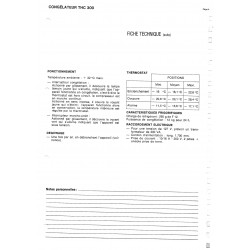 fiche technique bis THC 300