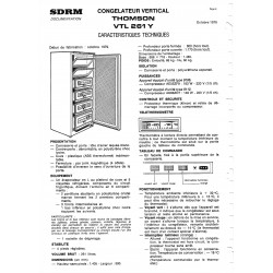 fiche technique VTL 261 Y