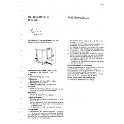 fiche technique bis RPE 230