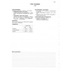 fiche technique bis CV 27 C