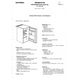 fiche technique TT 135 Vedette