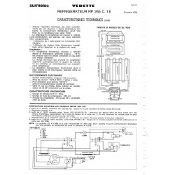 fiche technique  bis RP 265 C 1E