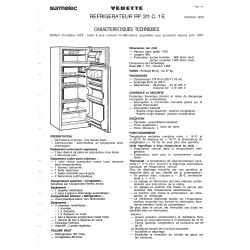 fiche technique  RP 311 C 1E