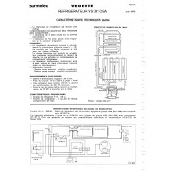 fiche technique bis VS 311 CG A