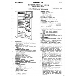 fiche technique VM 313 CG