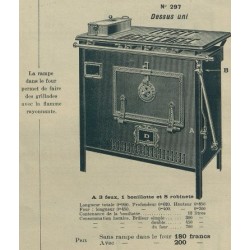 Cuisinière à gaz 297 Brachet Richard