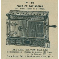 four et rôtissoire N° 118 Brachet Richard