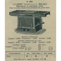 réchaud N° 386 Brachet Richard