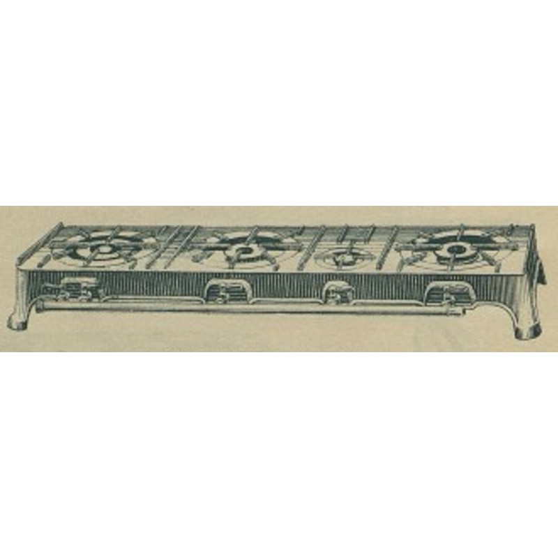 réchaud rectangulaire n° 15