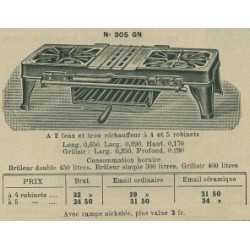 réchaud rectangulaire 305 GN