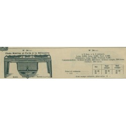 réchaud rectangulaire N°24 ter