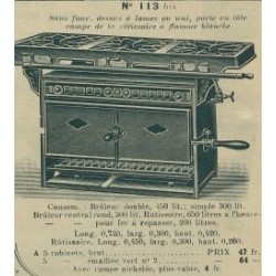 petite cuisinière 113 bis Brachet Richard