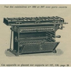 cuisinière 396 porte ouverte