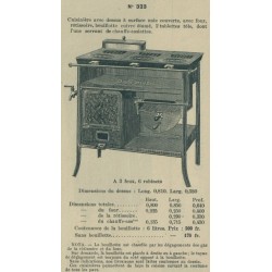 cuisinière N° 323