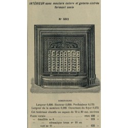 cheminée 552 Brachet Richard