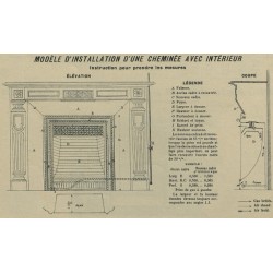 installation cheminée intérieure