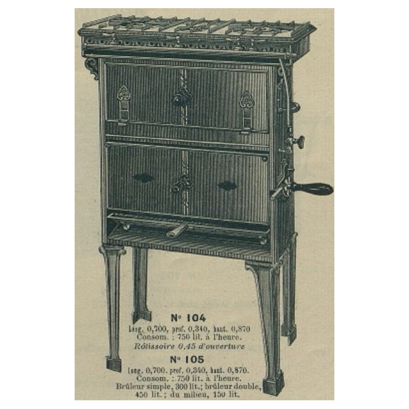 grilloir rôtissoire n°105