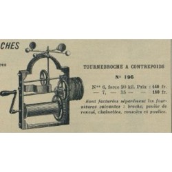 tourne broche N° 196