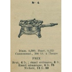 réchaud rond N°4 Brachet Richard