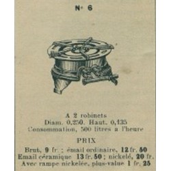 réchaud rond N° 6 Brachet Richard