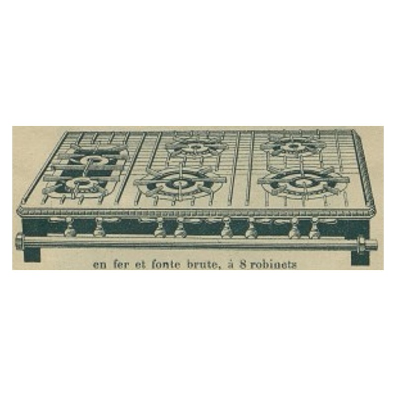 réchaud rectangulaire n° 22