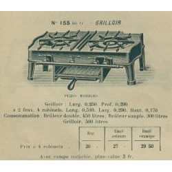 Réchaud N° 155 bis G  Brachet Richard