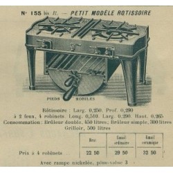 Réchaud N° 155 bis R  Brachet Richard