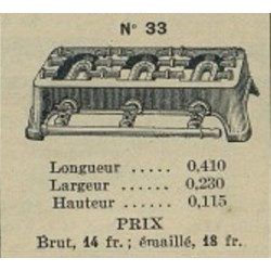 Réchaud Repasseuse n° 33