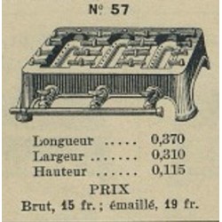 réchaud tailleur N° 57
