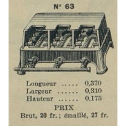réchaud tailleur N° 63