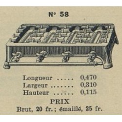 réchaud tailleur N° 58