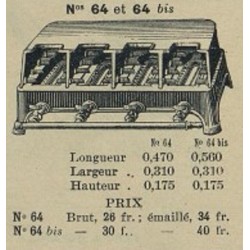 réchaud tailleur N° 64