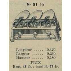 Réchaud Repasseuse n° 51 bis