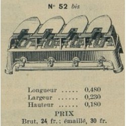 Réchaud Repasseuse n° 52 bis