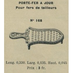 Porte-fer à jour N°168