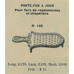 Porte-fer à jour N°165