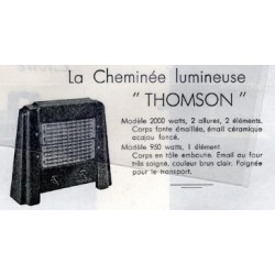 cheminée lumineuse Thomson
