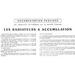 radiateur à accumulation