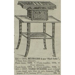 réchaud BHV 1925