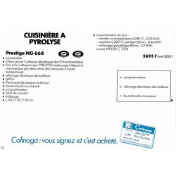 caractéristique NG 668