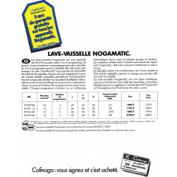 caractéristiques Lave vaisselle