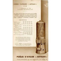 poêles Artisan 85 bis 1937