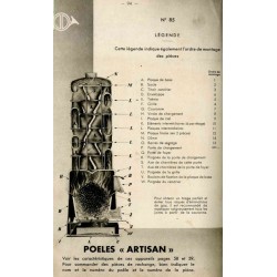 éclatée artisan 85 1937